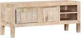 Tv meubel 110x35x46 cm massief mangohout