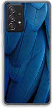 Case Company® - Samsung Galaxy A52 hoesje - Pauw - Soft Cover Telefoonhoesje - Bescherming aan alle Kanten en Schermrand