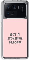 Case Company® - Xiaomi Mi 11 Ultra hoesje - Morning person - Soft Cover Telefoonhoesje - Bescherming aan alle Kanten en Schermrand