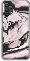 Case Company® - Samsung Galaxy A32 5G hoesje - Roze stroom - Soft Cover Telefoonhoesje - Bescherming aan alle Kanten en Schermrand