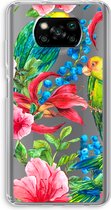 Case Company® - Poco X3 Pro hoesje - Papegaaien - Soft Cover Telefoonhoesje - Bescherming aan alle Kanten en Schermrand