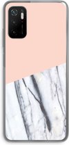 Case Company® - Xiaomi Poco M3 Pro 5G hoesje - A touch of peach - Soft Cover Telefoonhoesje - Bescherming aan alle Kanten en Schermrand