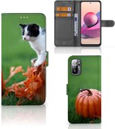 Flip Case Xiaomi Redmi Note 10/10T 5G | Poco M3 Pro Hoesje Kitten