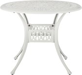 Beliani ANCONA - Table de jardin - blanc - aluminium
