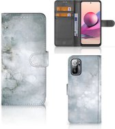 Flip case Xiaomi Redmi Note 10/10T 5G | Poco M3 Pro Smartphone Hoesje Painting Grey