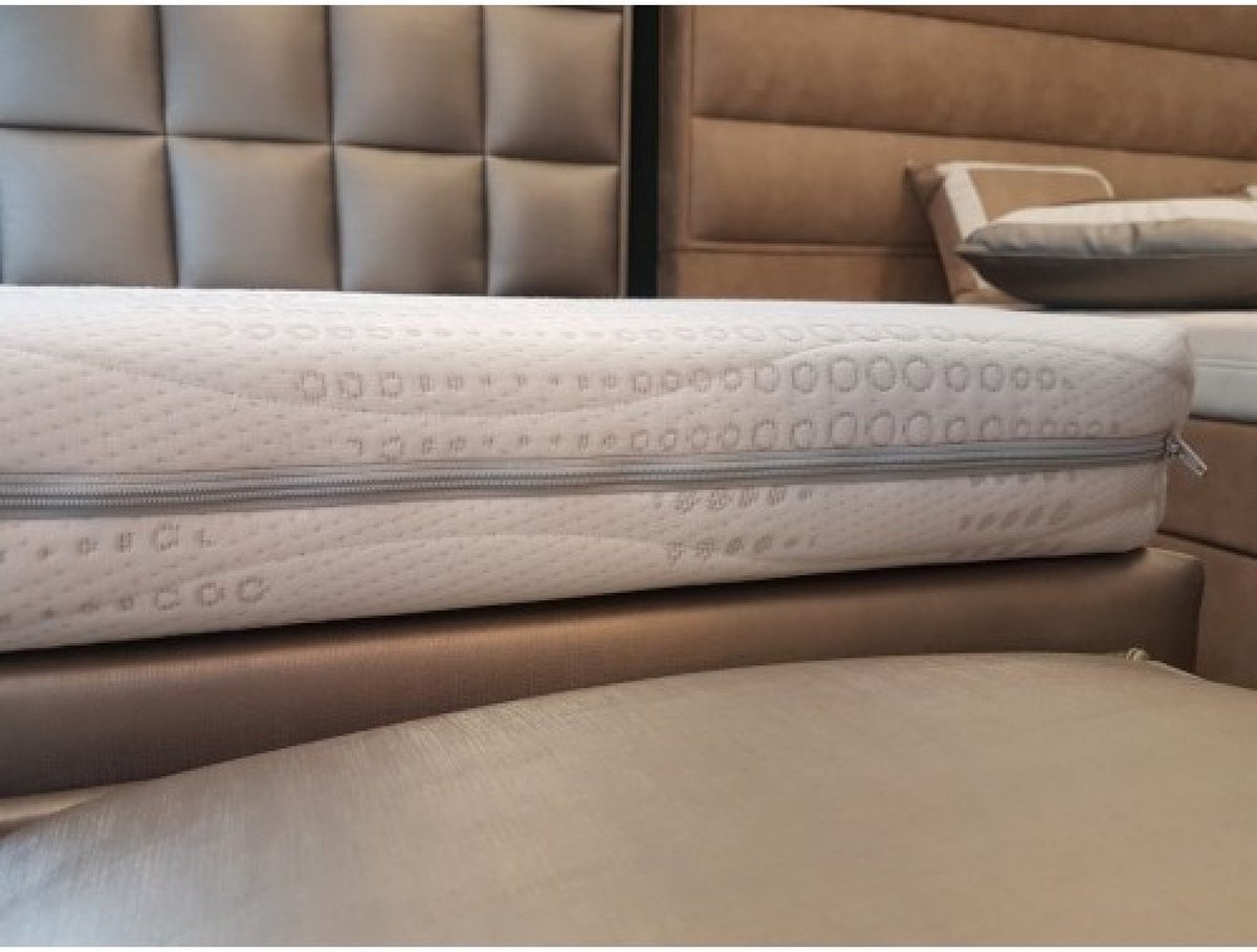 dreambedden Hotel Topper - 100x200 - STEVIG - HR45 Koudschuim - ca. 10 cm dik - Cool & Fresh Wit