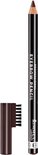 Rimmel London Professional Eyebrow Pencil in donkerbruin met borsteltje.