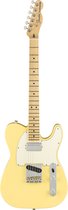Fender American Performer Telecaster Hum, Vintage White - Elektrische gitaar - wit
