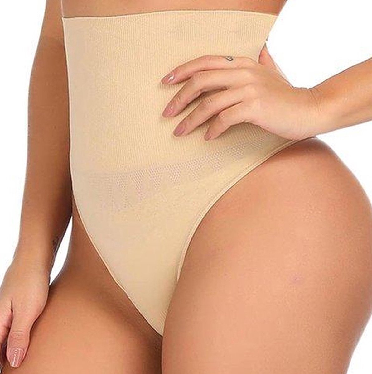 Corrigerend Ondergoed Voor Dames | Corrigerend Slipje | Correctie Buik Ondergoed | Waist Correctie | Beige | Maat 40/42 | L