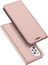 Dux Ducis - Telefoonhoesje geschikt voor Samsung Galaxy A23 - Skin Pro Book Case - Roze