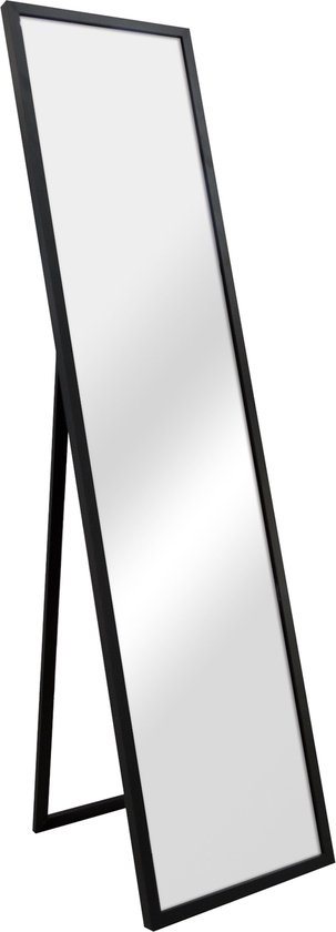 Spiegel vrijstaand Giovinazzo verstelbaar 152,8x37,8 cm zwart