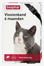 Beaphar Vlooienband Kat - Vlooienbestrijding - Zwart