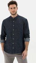 camel active Shirt met lange mouwen Indigo geverfd