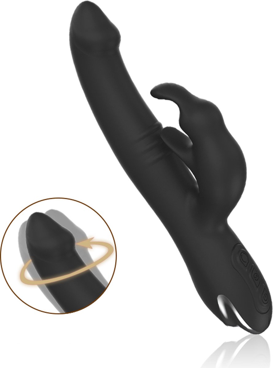 Goedkoopste TipsToys Rabbit Roterende Tarzan Vibrator - Seksspeeltjes - Vibrators voor Vrouwen - Sex Toys Vrouwen