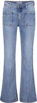 Red Button Jeans Coco Front Patch Srb2951 Mid Wash Dames Maat - W40