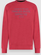 Twinlife Trui Sweat Crew Raglan Print Tw13303 Karenda Red 233 Mannen Maat - L