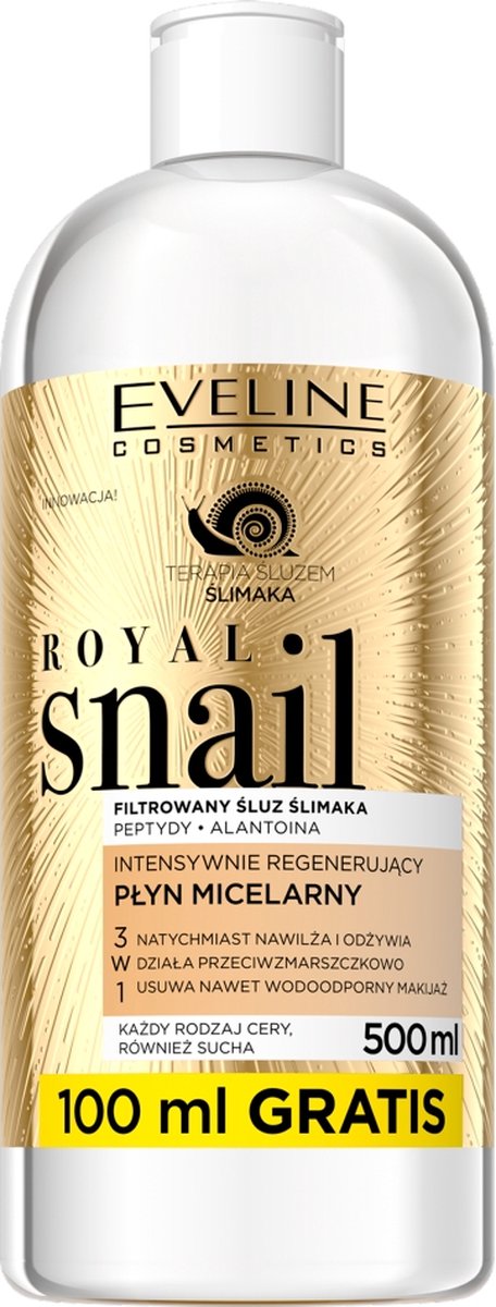 Eveline Cosmetics - Royal Snail 3 in 1 Micellar Water - Micelární voda - 500ml
