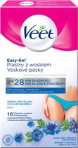 Veet - Easy-Gelwax Plasters From Wax To Hair Removal 16Pcs