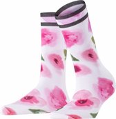 Burlington Aquarell Sokken Dames 27072 - Rood 8440 blossom Dames - 36-41