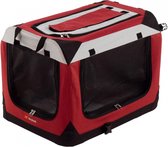 draagbare kennel Holiday 60 x 42 x 42 cm nylon rood