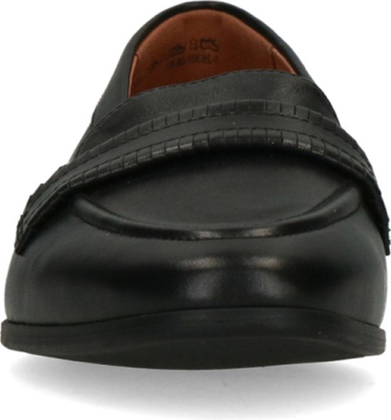 No Stress - Femme - Mocassins en cuir noir - Taille 39