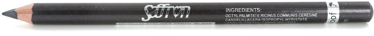 Saffron Metallic Oogpotlood - Black