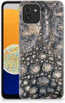 Hippe Hoesjes Geschikt voor Samsung Galaxy A03 Telefoon Hoesje Krokodillenprint
