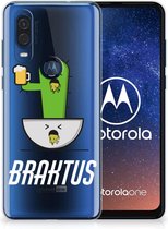 Motorola One Vision Telefoonhoesje met Naam Braktus