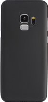 Super dun Samsung Galaxy S9 hoesje - Mat Zwart - Logovrij - Minimaal - Perfect gevormd - Betere grip