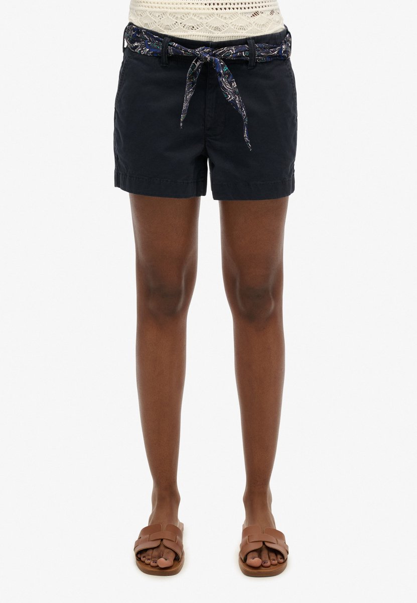 Superdry Classic Chino Short Dames 3XL Blauw