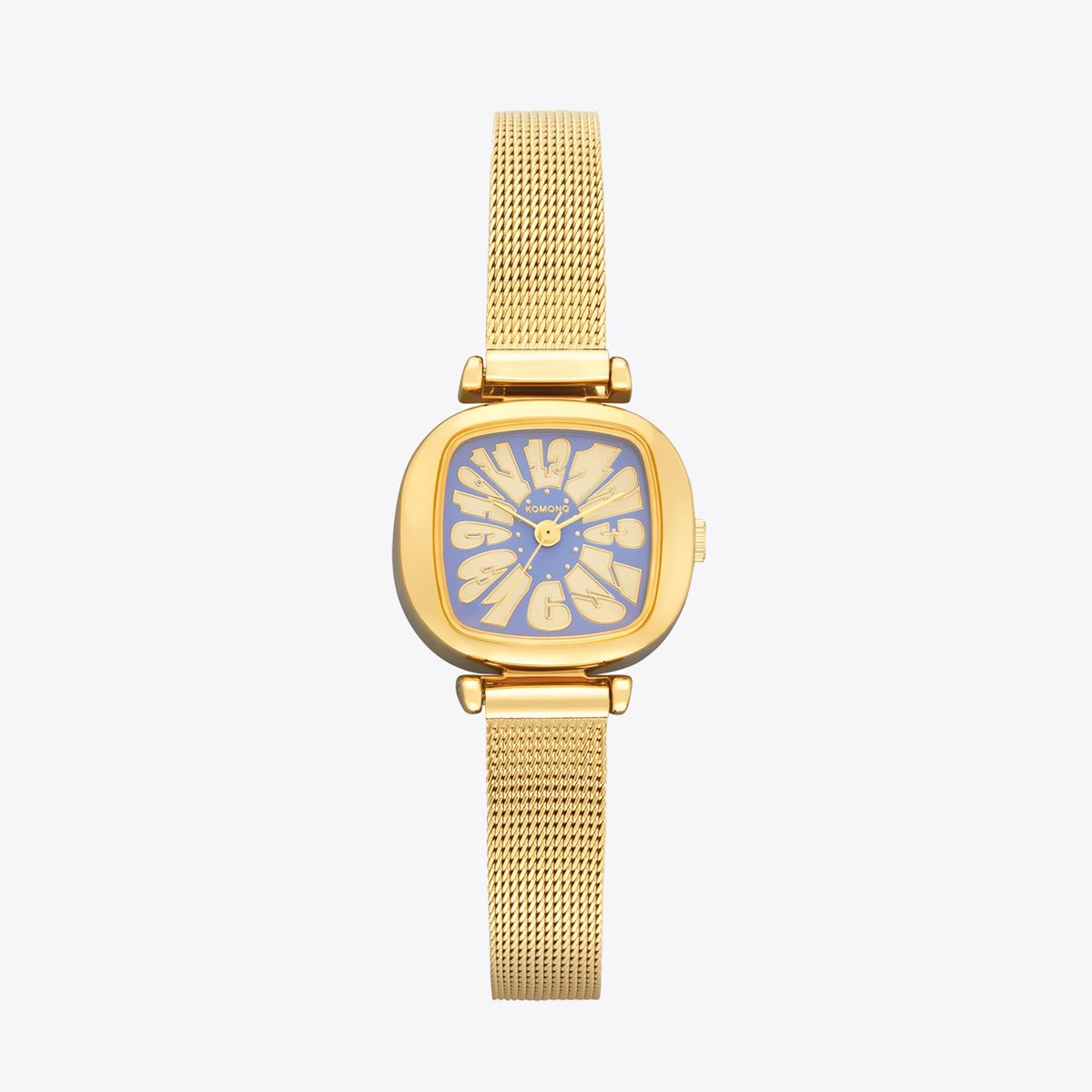 Komono Moneypenny Flower Royale Gold Lilac Horloge Goud