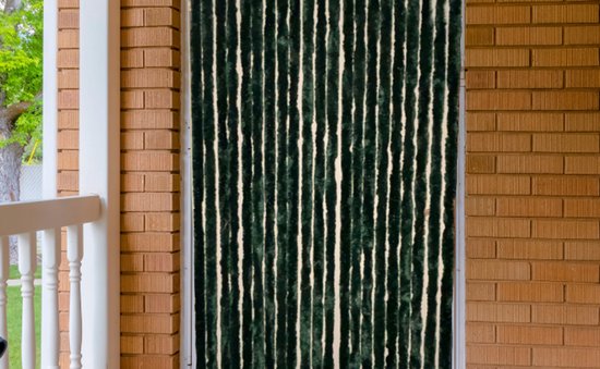 Vliegengordijnenexpert - Kattenstaart - 100x230 cm - Groen van Merkloos — afbeelding 2