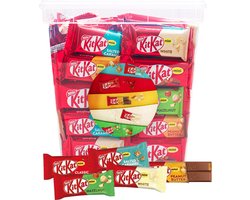 KitKat chocolade mini mix PARTY PACK - 5 smaken - melkchocolade - hazelnoot - peanut butter - salted caramel - witte chocolade - 1788g