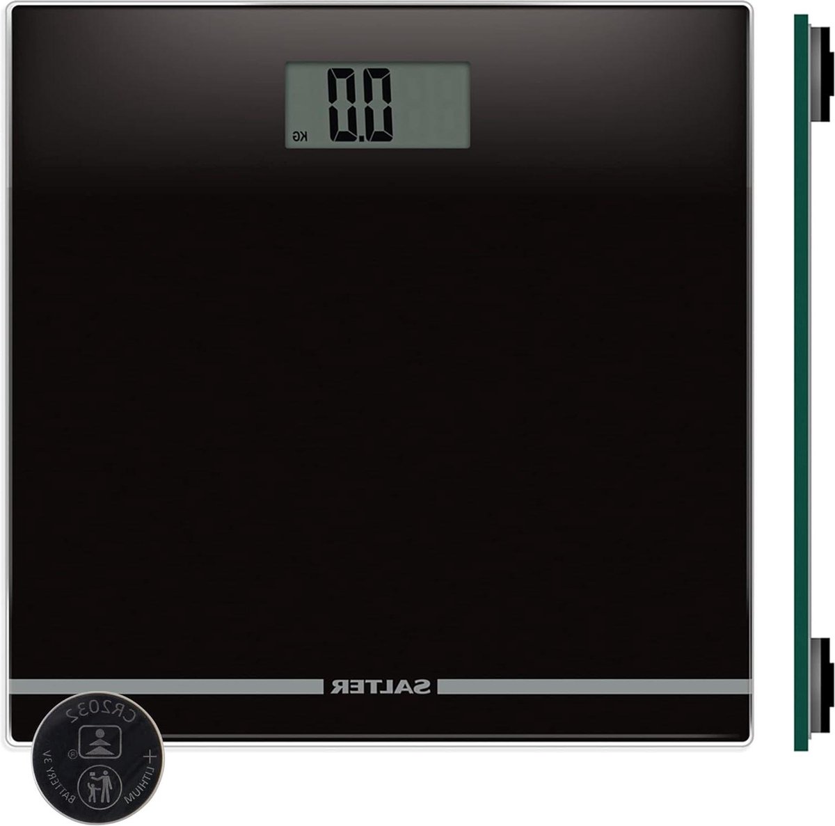 Large Display Elektronische Badkamerschaal - Zwart - 9205 BK3R - Eén maat