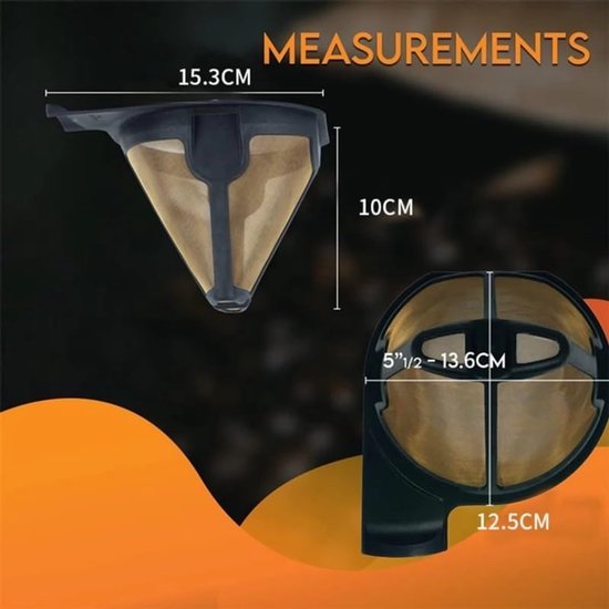 Herbruikbare koffiefilters, roestvrijstalen koffiefiltermand met dubbele kop 58 mm drukloos gaasfilter vervangen