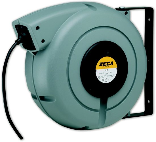 Enrouleur de câble à ressort Zeca 7315 25 + 2 mètres 3x1.5qmm