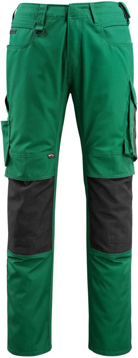 Mascot Unique Broek met kniezakken 12679-442 - Groen/Zwart - C47 - 82