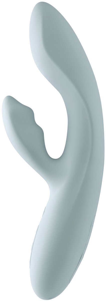 Goedkoopste Svakom - Chika - Verwarmende Rabbit Vibrator - Tarzan Vibrator - Met App Control - Lichtgrijs