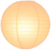 5 x Brandvertragende lampion perzik 35 cm - brandwerend