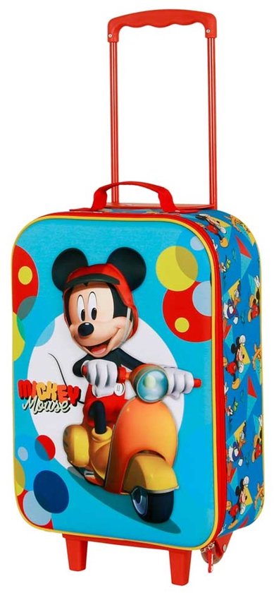De Toyboys | Lilo & Stitch Soft 3D Trolley Suitcase Stitch Love Turquoise 52 Cm 8445118065572 886402