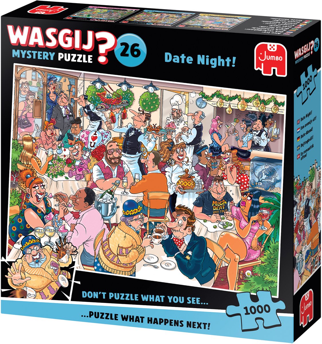 Wasgij Mystery 26 - Date Night! - 1000 stukjes puzzel - Legpuzzel volwassenen — afbeelding 8