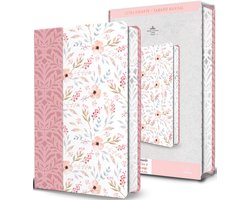 Biblia RVR 1960 Letra gigante, símil piel rosada con flores (Edición cantos pintados / Spanish Bible RVR 1960 Giant Print Handy Size Leathersoft Pink floral