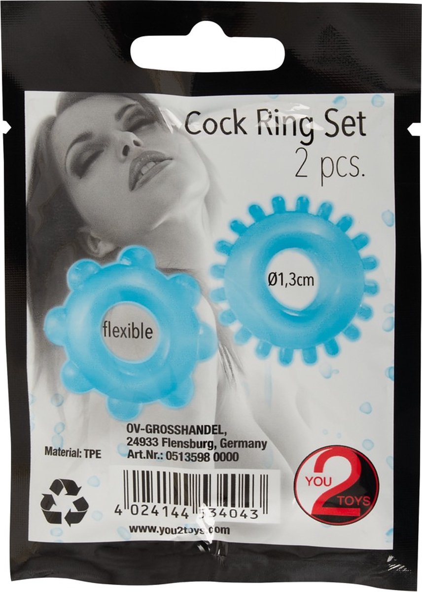 Stretchy cock ring set