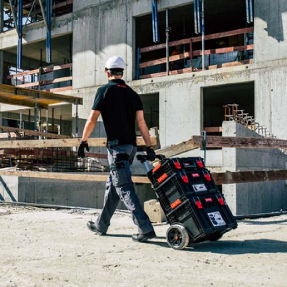 Toolbrothers RHINO XL ECO Werkplaatsset Gereedschapskoffer Comfort+ hoogte M + Gereedschapskoffer Vario+ hoogte L + Cart Plus