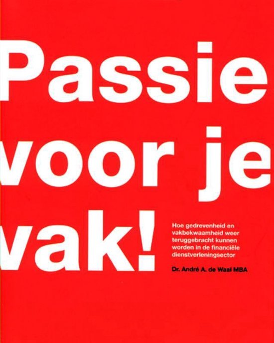 Passie voor je vak