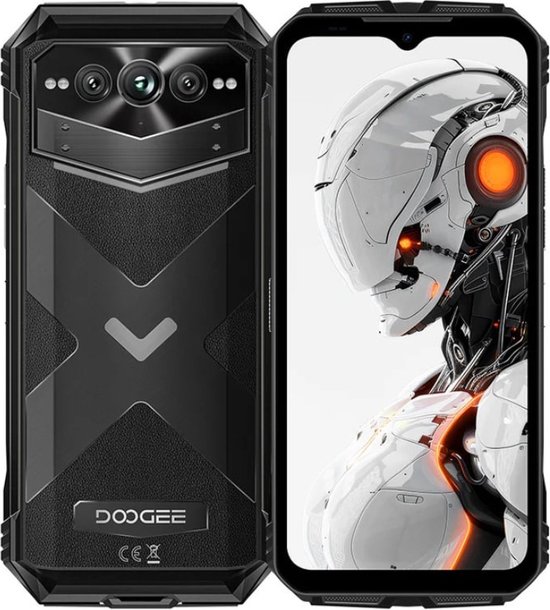 Doogee V-Max PRO NL – 6.58inch – Robuuste Smartphone – 5G – 32GB RAM – 512GB ROM – 108MP AI – 22000mAh – Android 14.0 - Zwart