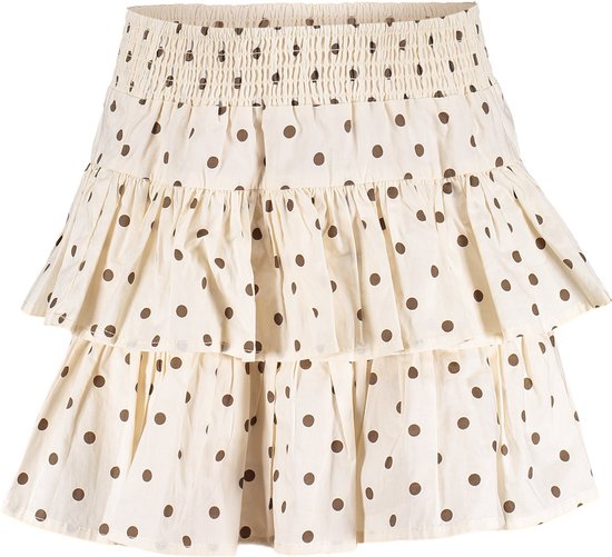 Jupe-short d'été Frankie Liberty pois filles sable Rebecca