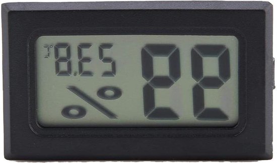 2PCS Mini Digitale Binnenkamerthermometer, LCD Digitale Hygrometer