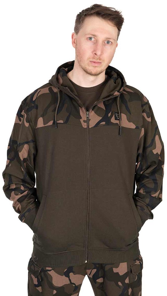 Fox LW Camo Split Zip Hoody XXX-Large Khaki