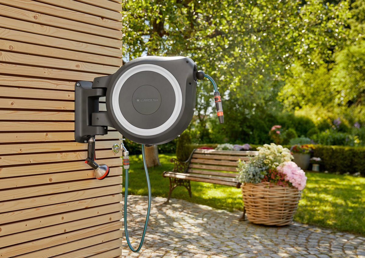 Gardena Wandslangenbox Rollup L - 30 meter - Ø 13 mm